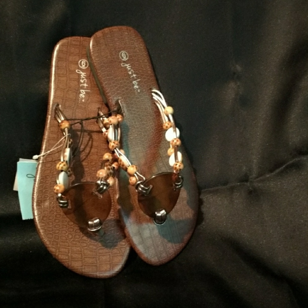 Beaded sandals